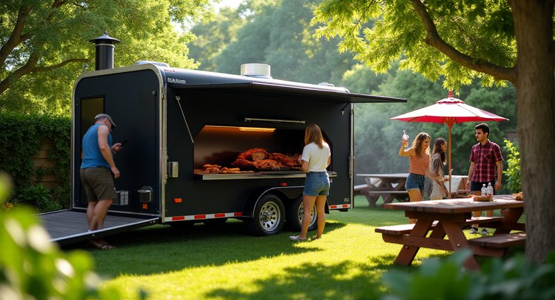 BBQ Pit Trailer