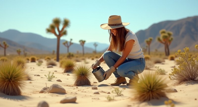 Nurturing Joshua Tree Seedlings for the Future