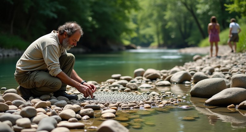 River Rock in Art and Craftsmanship