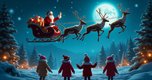 The Magic of Santa’s Sleigh with Reindeer: A Holiday Classic