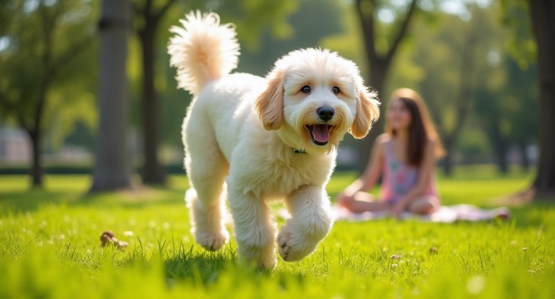 The Delight of White Bernedoodle