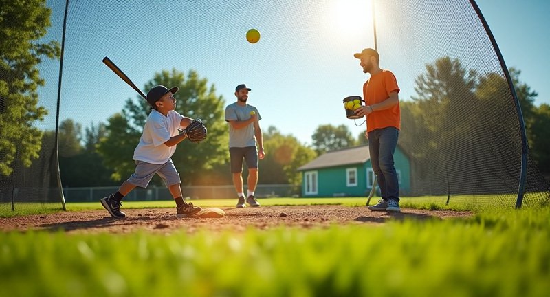 The Fun of Home Batting Cage