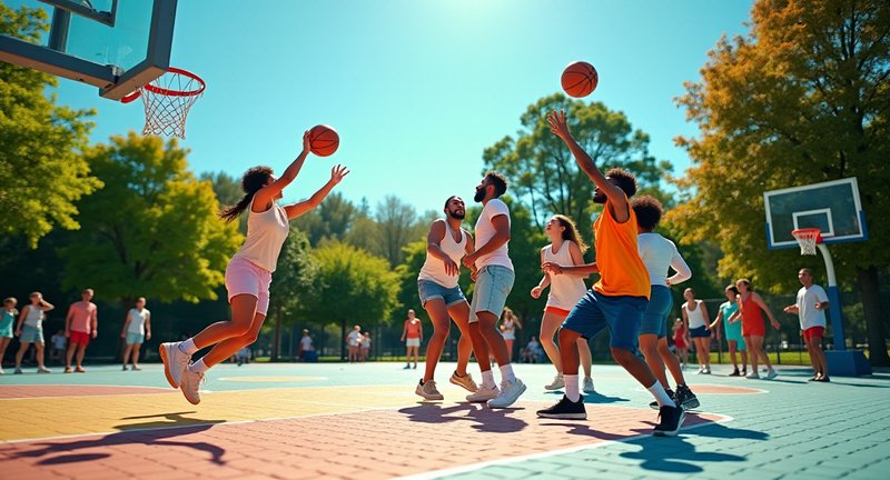 The Fun of Paver Basketball Court