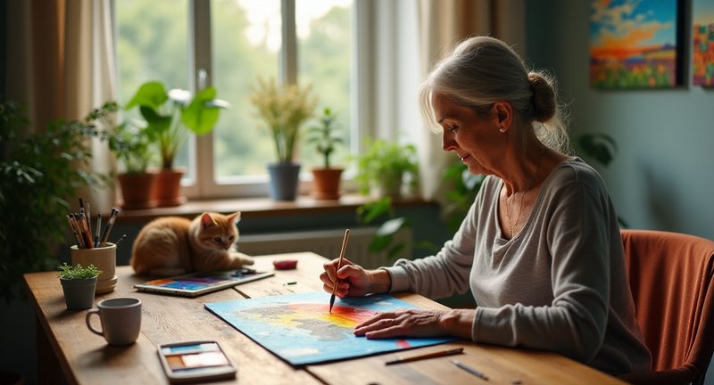 The Relaxation of Painting by Numbers for Adults