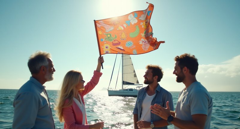 The Role of Custom Boat Flags in Nautical Design