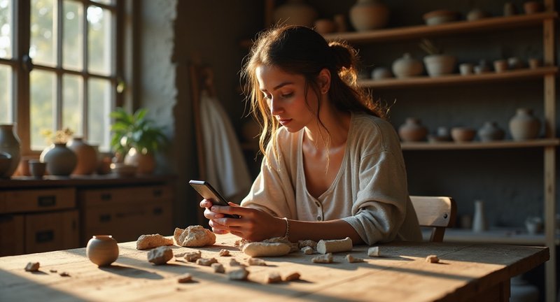 Using a Pottery Mark Identification App